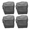 4pcs Aquatic Pond Planting Bags Reusable PVC Mesh Water Garden Pond Plant Pot Breathable Lily Plant Pots for Pond Bog