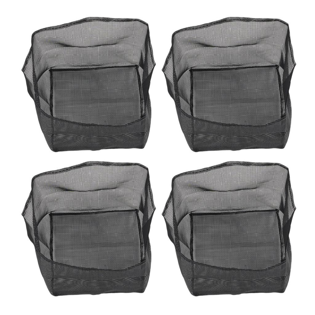 4pcs Aquatic Pond Planting Bags Reusable PVC Mesh Water Garden Pond Plant Pot Breathable Lily Plant Pots for Pond Bog