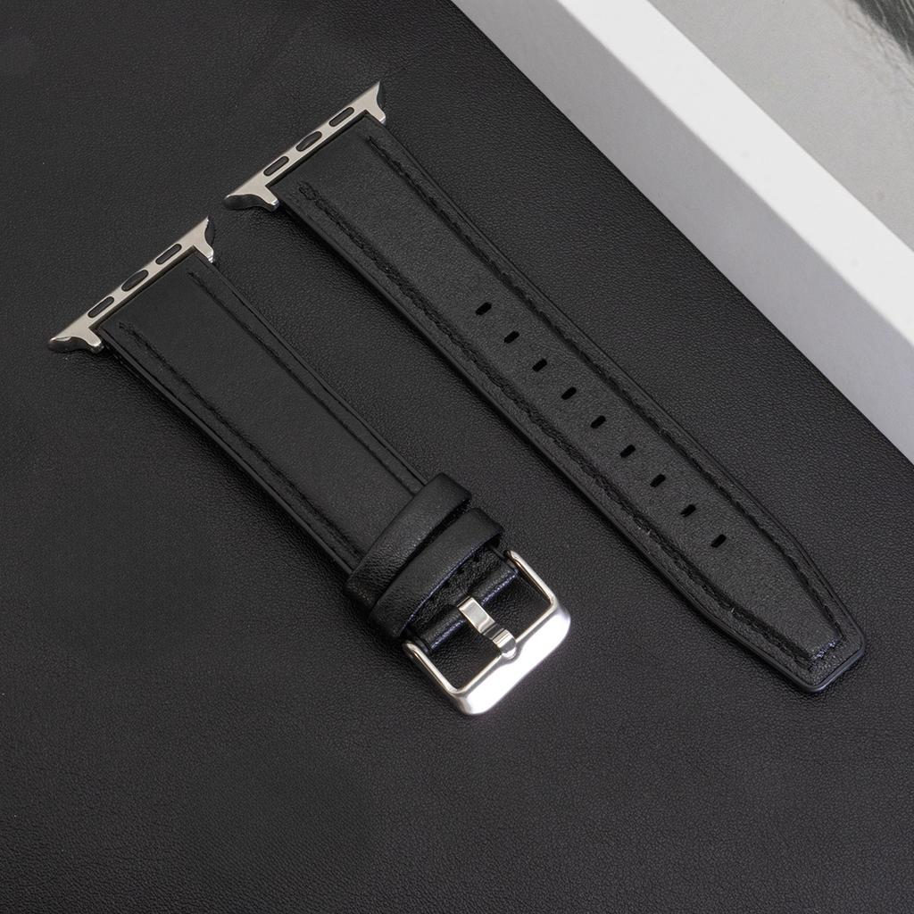 Leather Strap for Apple Watch Band 44mm 49mm 45mm 46mm 42mm 40mm 41mm Sport Bracelet Correa IWatch Series Ultra 10-9-8-7-6-5-SE