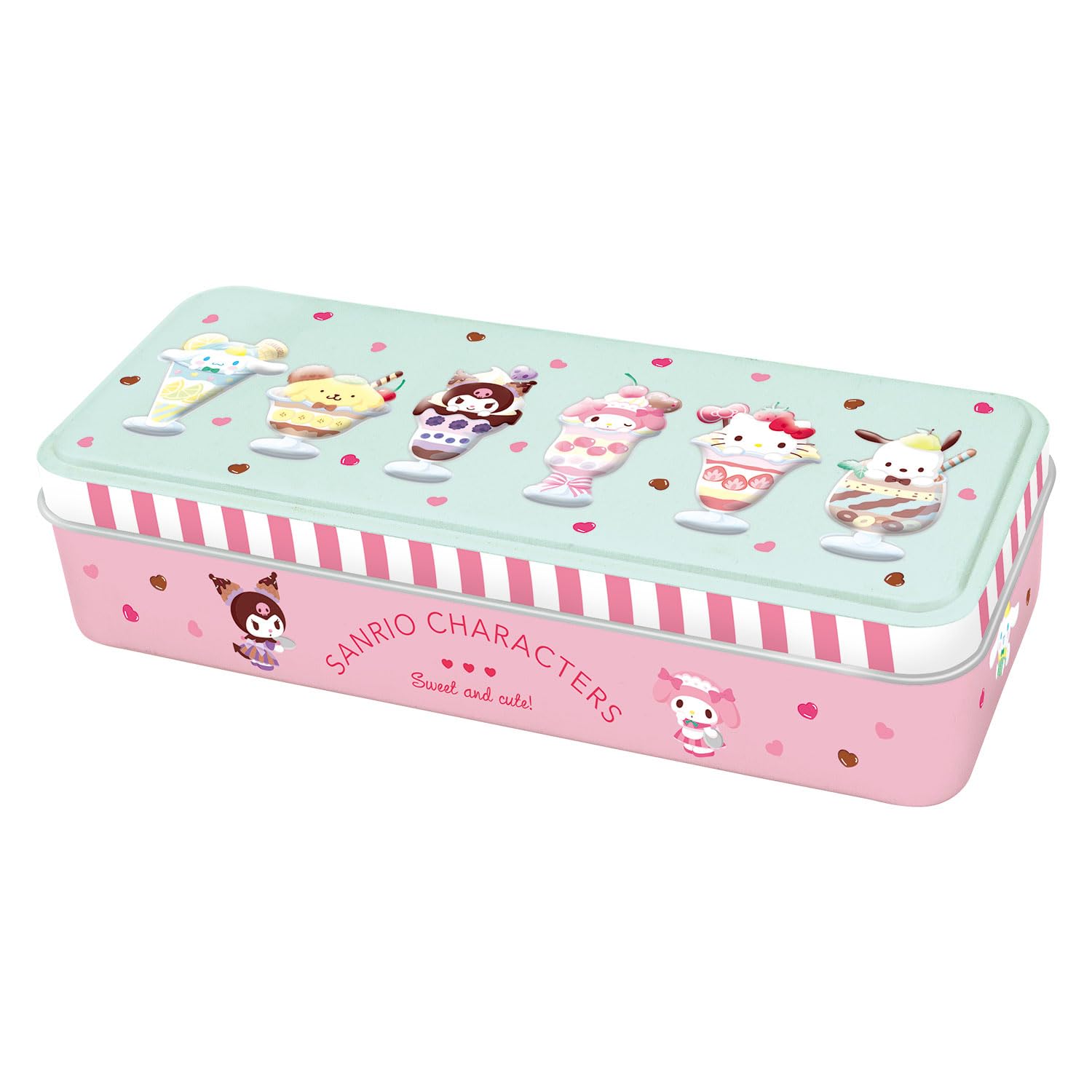 Сердце Sanrio Парфе Жестяная Коробка Шоколадные Конфеты Игрушка Набор [Коробка 10]