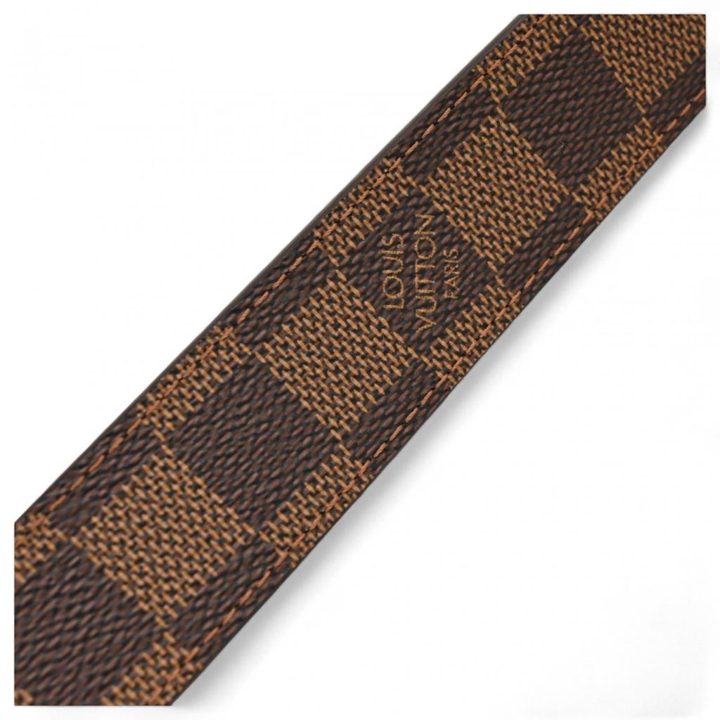 Auth LOUIS VUITTON Damier Ceinture Carre Belt 80/32 lv9818bf