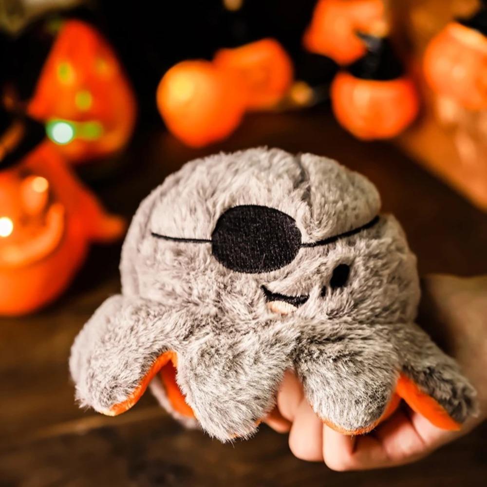 Halloween Dog Plush Toy Dog Ghost Festival Plush Sound Toy Flip Pumpkin Pirate Octopus Pet Flip Pumpkin Octopus Doll Plush Toy