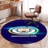 Tappeto Rotondo con Motivo Calcio Manchester FC, Tappetino Interno/Esterno, per Picnic, Sala Giochi, Camera da Letto, Ufficio, Soggiorno, Tappeto Decorazione Casa, Regalo di Compleanno
