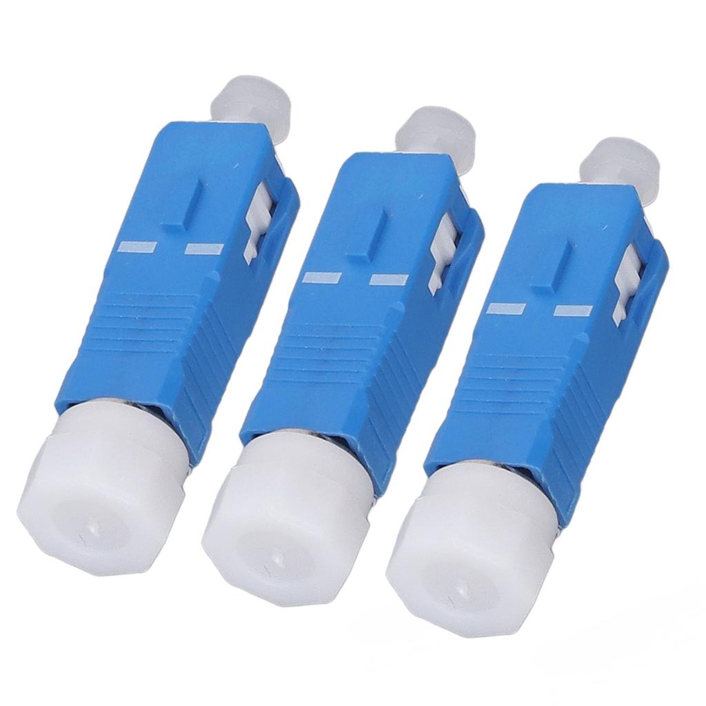 3Pcs Fiber Optic Connector Adapter SC Male to FC Female Single Mode Convertor for Optical Power Meter