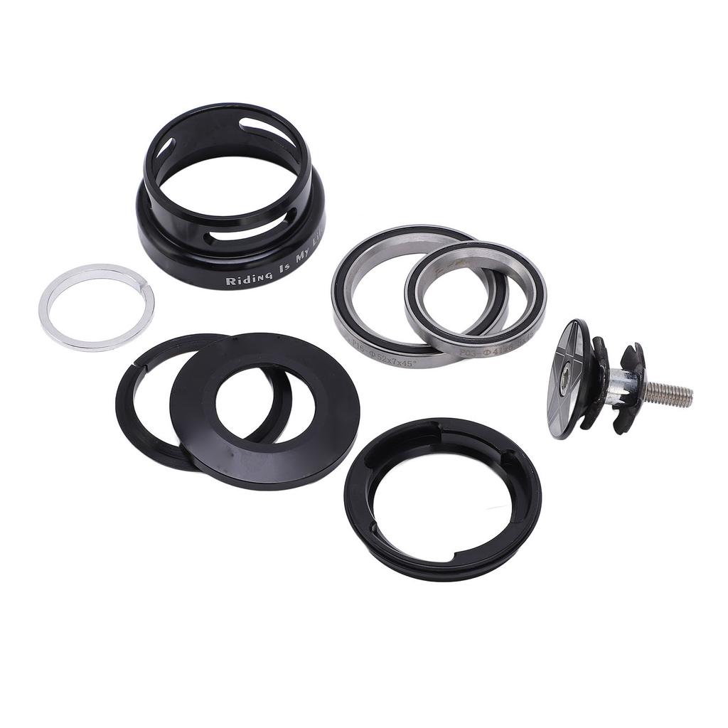 Mountain Bike Headset Double Bearing Good Sealing Waterproof Heavy Duty Headset Top Cover Bearings for 49.7mm Frame