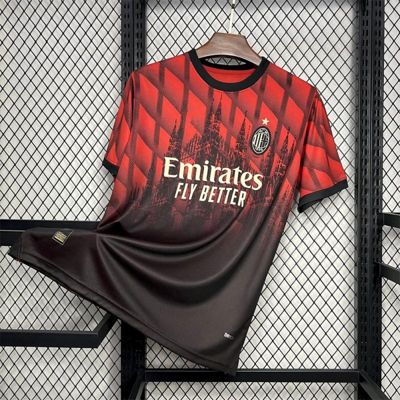 AC Mailand ''-'' Heim Auswärts Trikot 125. Jubiläum Edition Pre-Match Fußballtrikot Herren