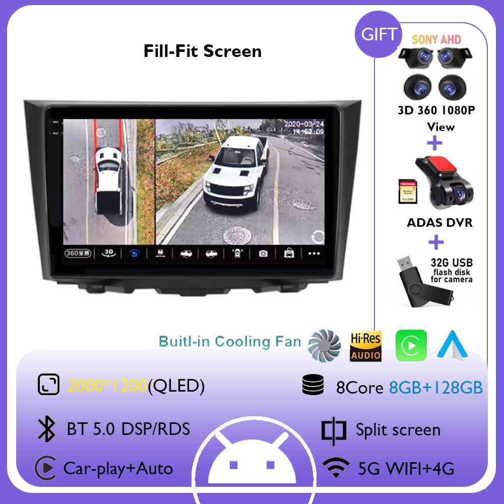 Android 14 Carplay Auto Car Radio For Suzuki Kizashi 2009 - 2015 GPS Navigation Multimedia Stereo Player Android Video WIFI BT