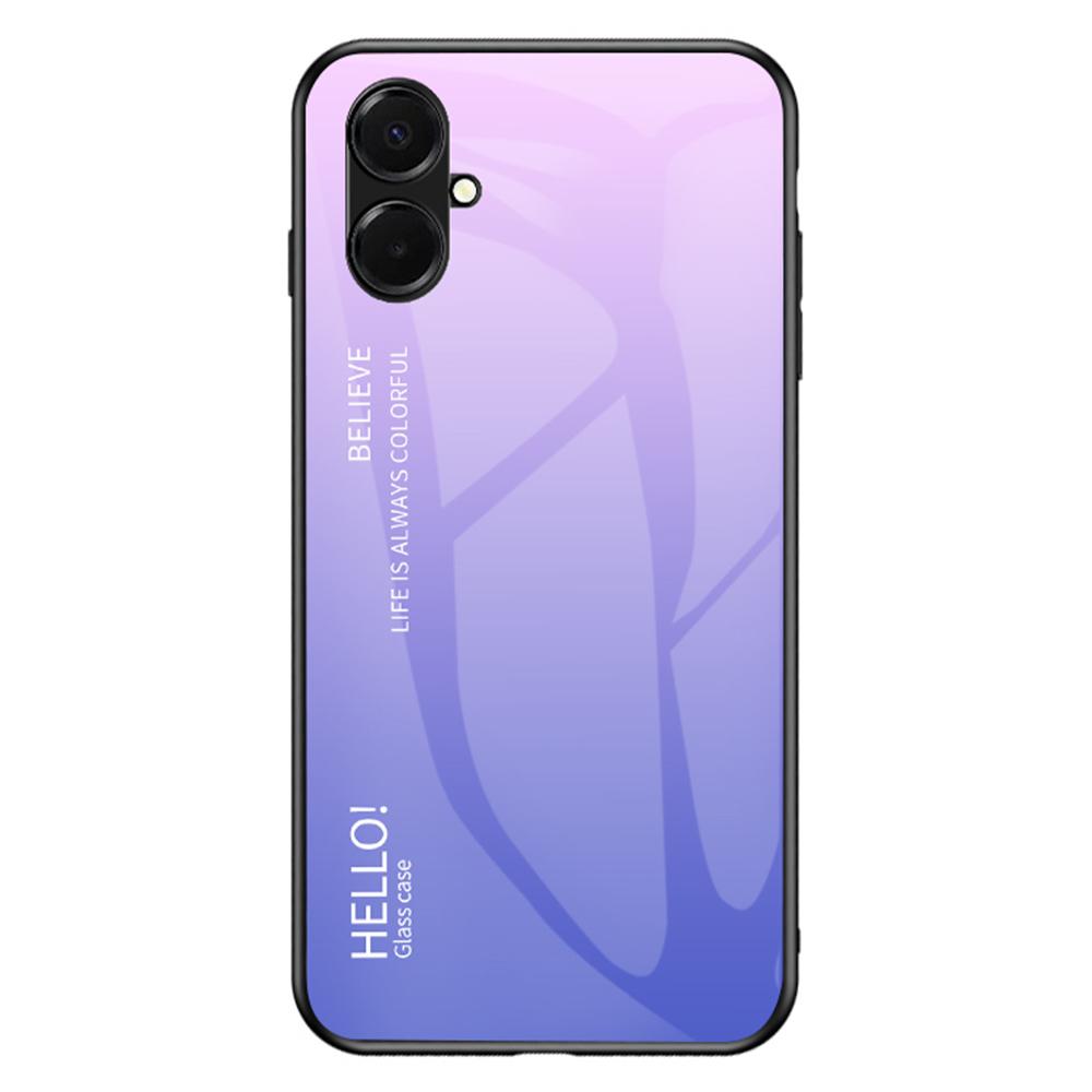 For Samsung Galaxy A07 4G Case Anti-Scratch Tempered Glass+PC+TPU Phone Cover
