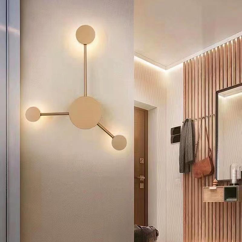 Lampa de noptiera dormitor stil scandinav modern personalitate creativa simpla scara culoar fundal perete lumini decorative