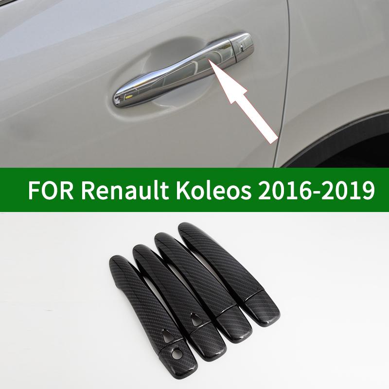 

Для Renault Koleos второго поколения 2016-накладка на ручку двери автомобиля, накладка из углеродного волокна 2017