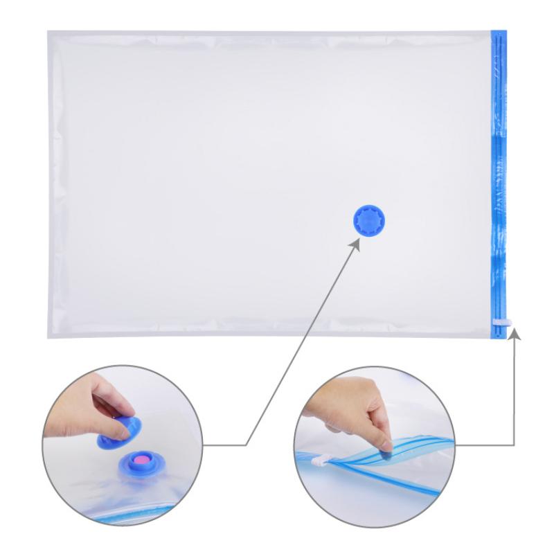Convenient Vacuum Bag Home Organizer Quilts Clothes Vacuum Storage Sack Waterproof Compression Travel Saving Space Air Bags