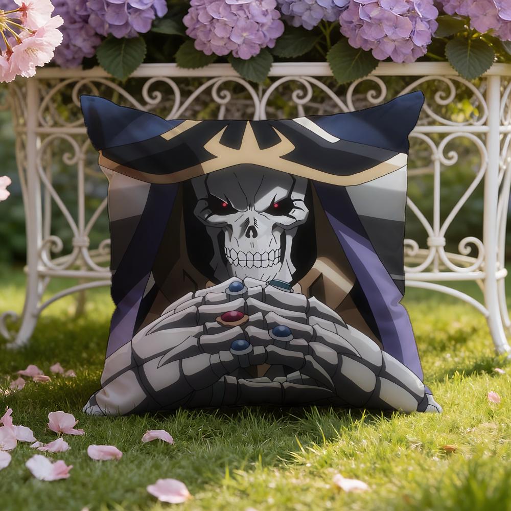 O-Overlord anime Cushion Cover Home & Car Dual-Scene Pillow Cover: Reversible for Premium Comfort