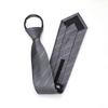 Black Zipper-Free Lazy Blue Men And Women Business Dress Interview To Work Groom Wedding Korean Version Narrow Tie