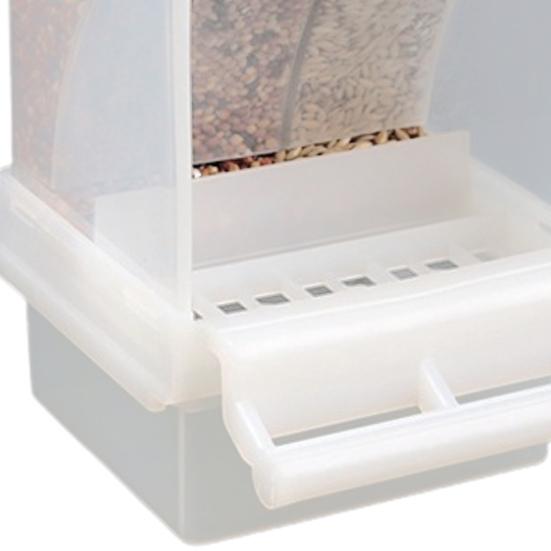 Parrot Feeder Automatic Birdcage Parrot Feeder Large Capacity Birdseed Dispenser Cage Food Container for Small And Medium Parrots