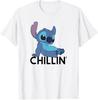 Lilo Stitch Chillin White TShirt