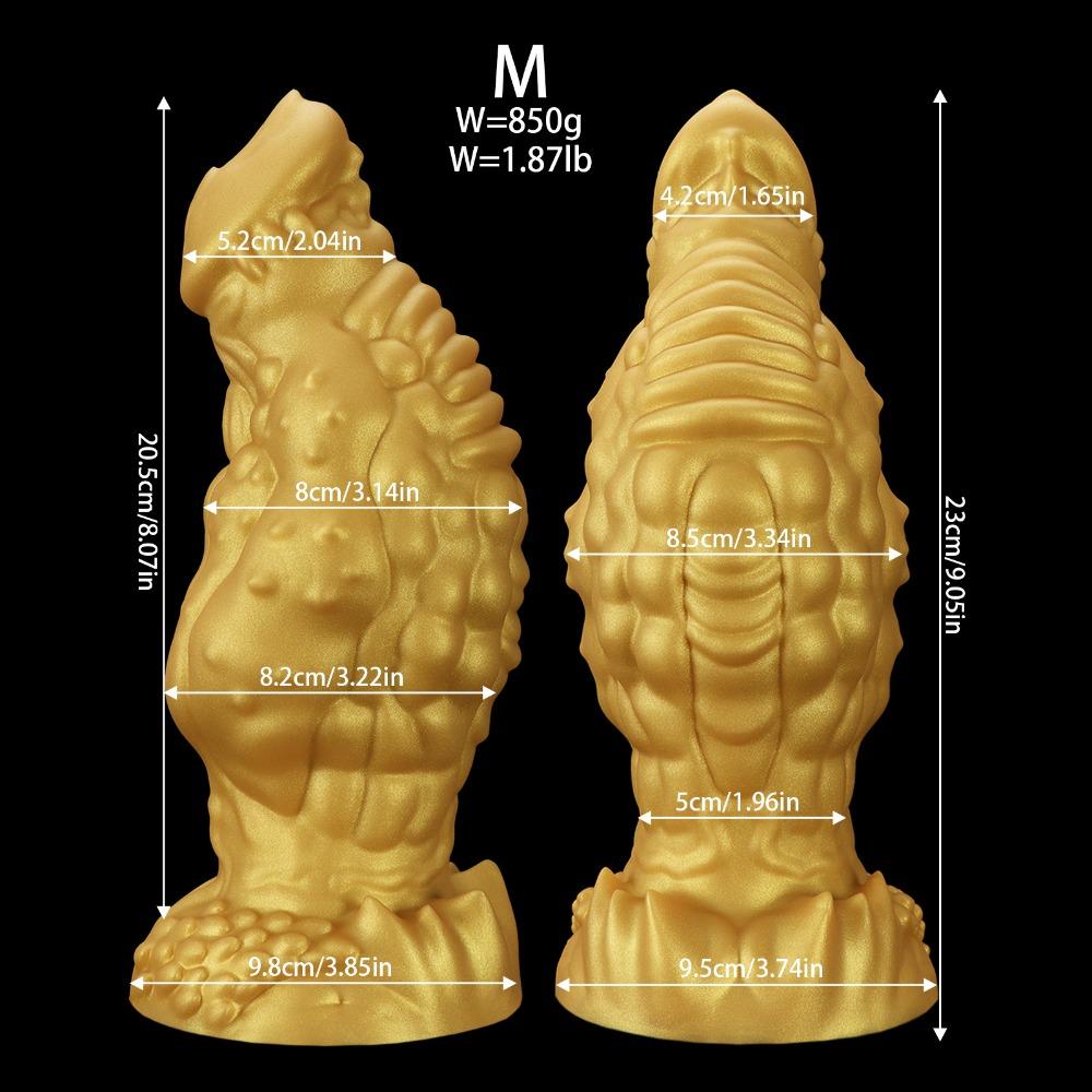 Muscle God Silicone Anal Plug - Wearable Butt Plug for Women, SM Training & Anal Stretching, Unique Irregular Design Adult Toy