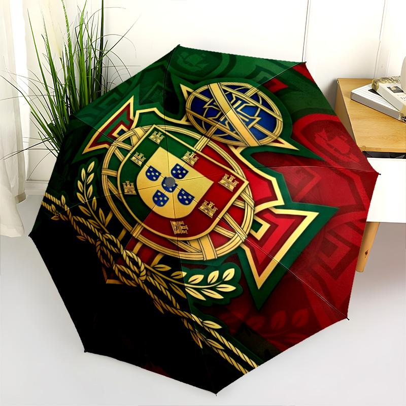 Portuguese Heritage Pride Folding umbrella travel durable printing travel Umbrella