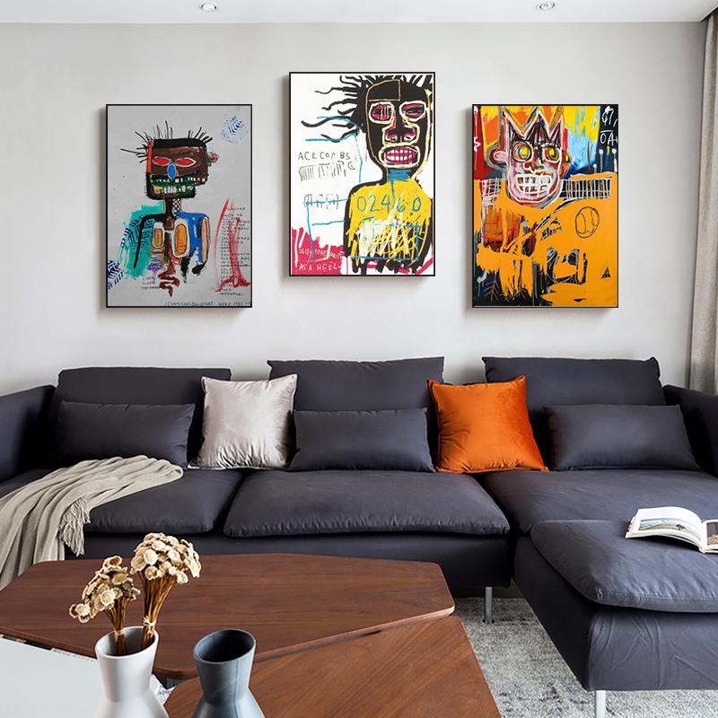 Abstract Graffiti Art Modern Street Artist Canvas Paintings Vintage Famous Posters and Prints Wall Art Pictures for Home Decor