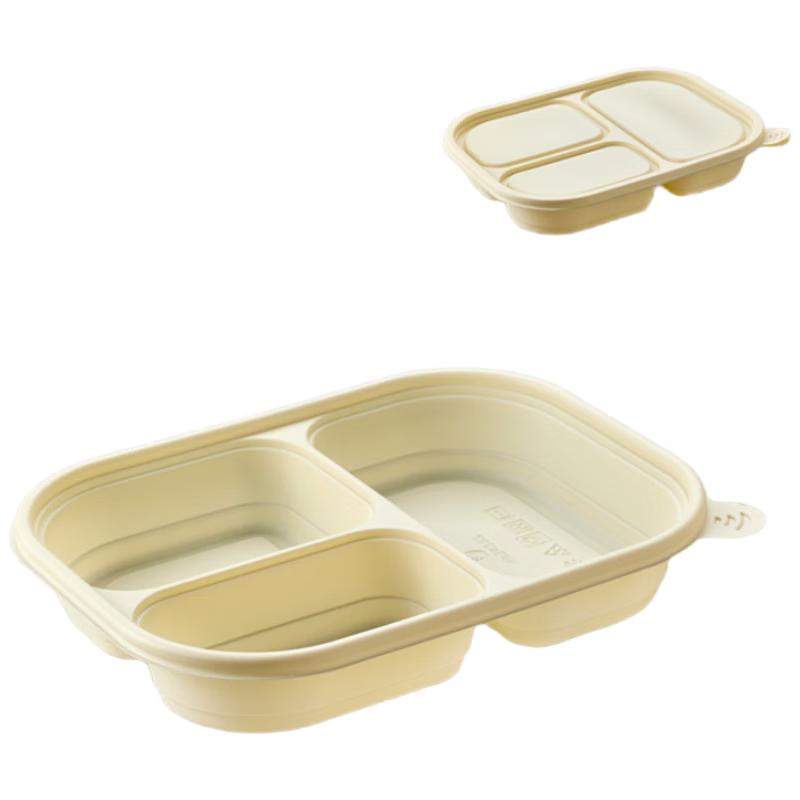Nuoxian Eco-Friendly Disposable Divided Meal Prep Containers with Lids