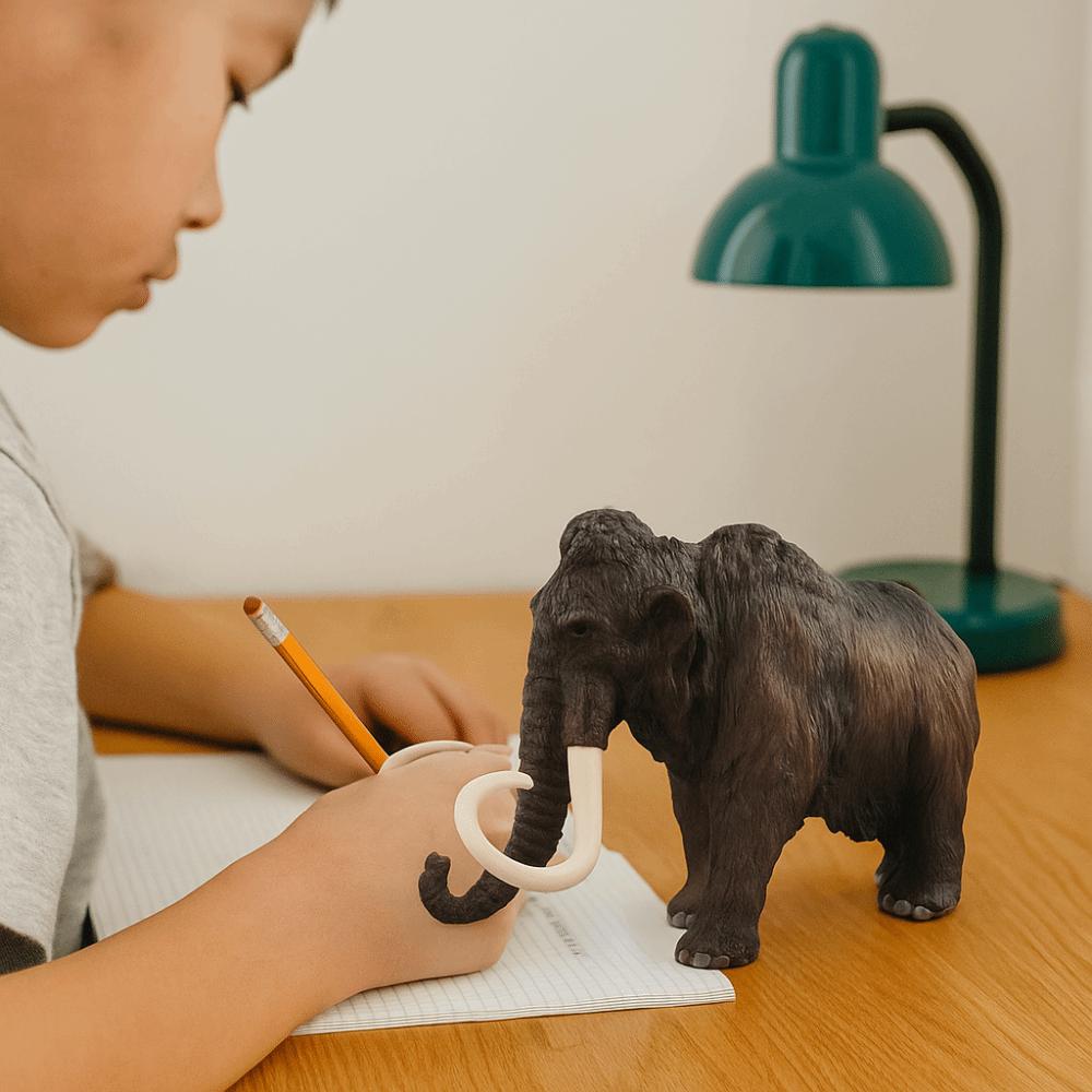Collectible Realistic Elephant Model Toy Handmade Elephant Miniatures Figurine  Children Toys