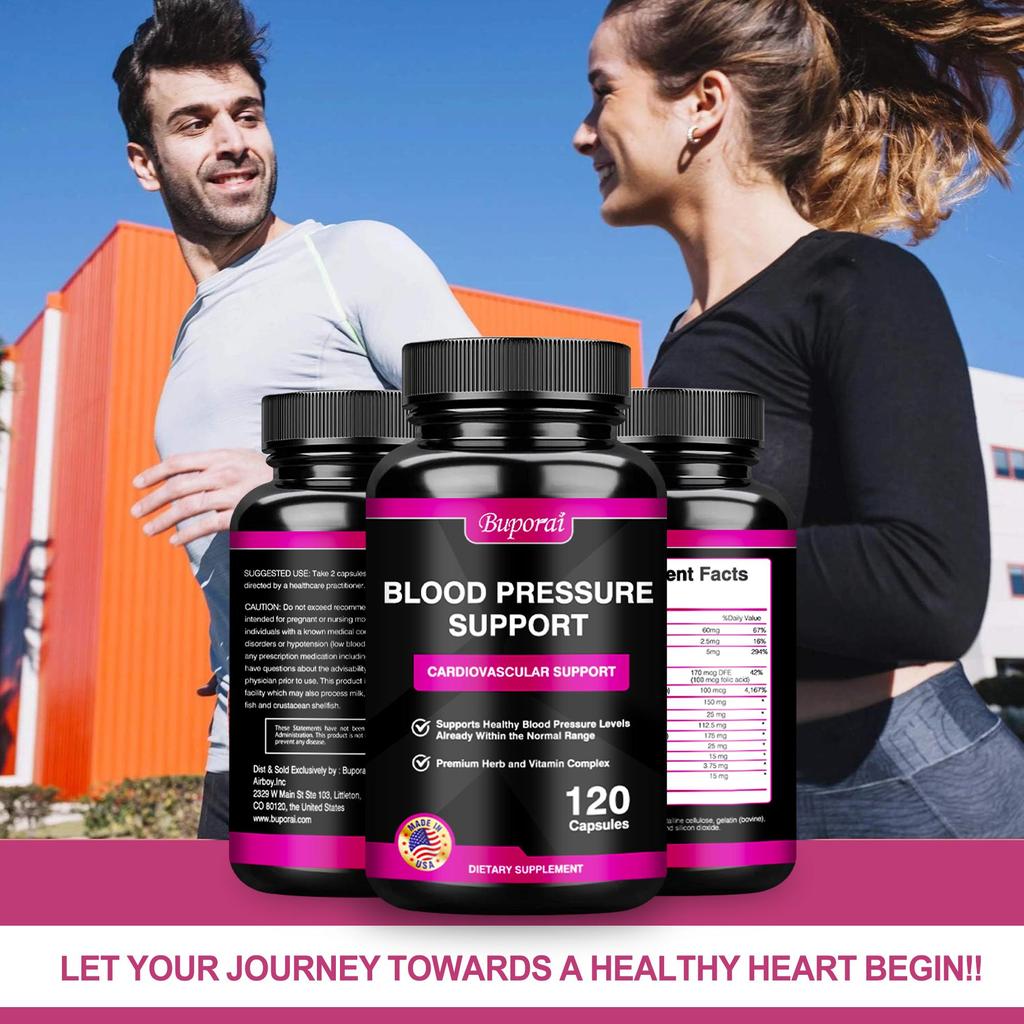 Buporai Niacin Blend Capsules - Blood Pressure Health