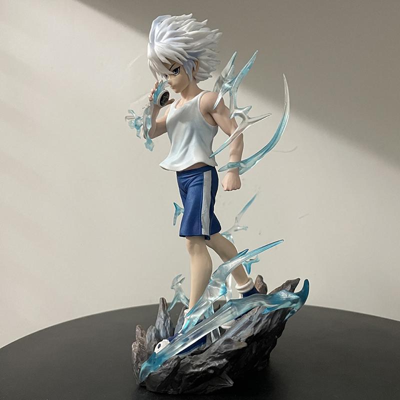 22cm Anime Hunter×Hunter Killua Zoldyck GK PVC Action Figure Collection Model Toys Doll Gift