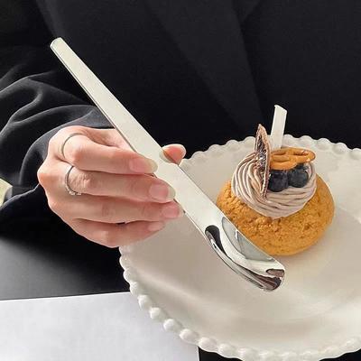 Нержавіюча ложка чайна ложка з довгою ручкою для змішування кави чаю десерту морозива кухонний столовий посуд