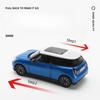 Simulation 1/28 Scale BMW Mini Cooper Alloy Car Model with Sound Light Children Boy Diecast Toy Vehicle Collection Miniature