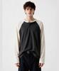 HONO REPORT Raglan Henley Neck Long Sleeve_Charcoal