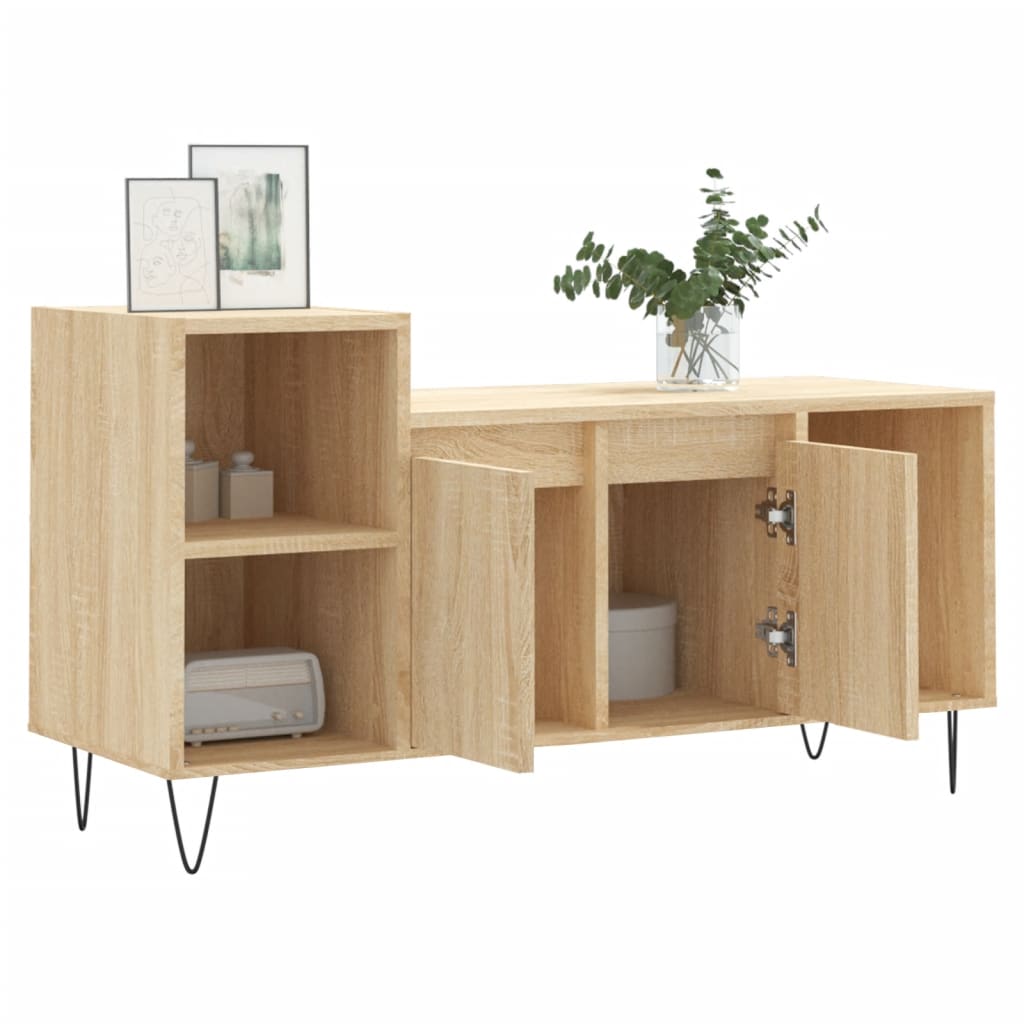 Vidaxl Szafka Pod Telewizor, Dąb Sonoma, 100X35X55 Cm