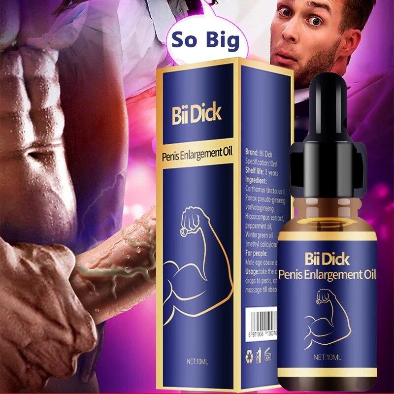 Male Penis Enlargement Oil Penis Erection Impotence Essential Oil Delayed Growth Massage Cream Lubricant Adult Products