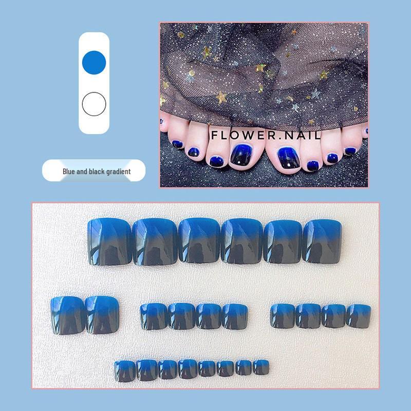 

Набор из 24 белых глянцевых накладных типсов для маникюра и педикюра