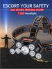 7LED Powerful Rechargeable Head Flashlight High-bright Headlamp Outdoor Waterproof Camping Hunting Hiking Adventure Headlights
