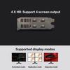 Yeston RX550 4G 4HD GA 4 screen Graphics Card 4GB 128bit GDDR5 Memory Support Split Screen with 4*HD Output Ports