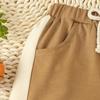 Toddler Baby Boy O-neck Vest and Drawstring Shorts Clothes Set