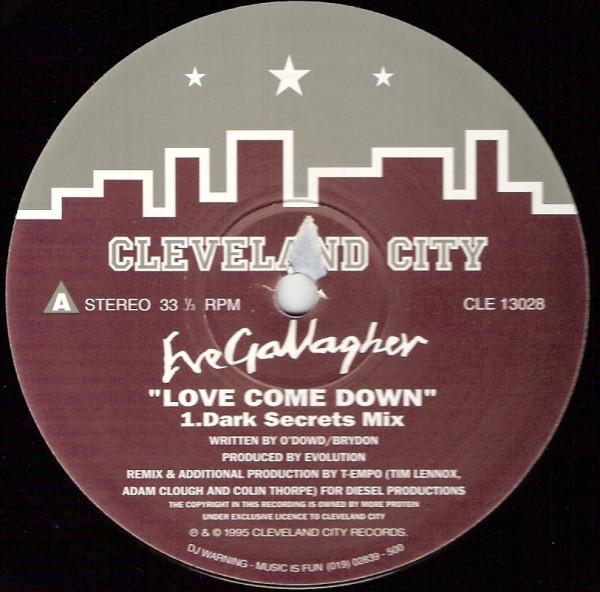 LP Record EVE GALLAGHER Love Come Down CLE13028 Cleveland City 1995 UK Dance Electronica Used