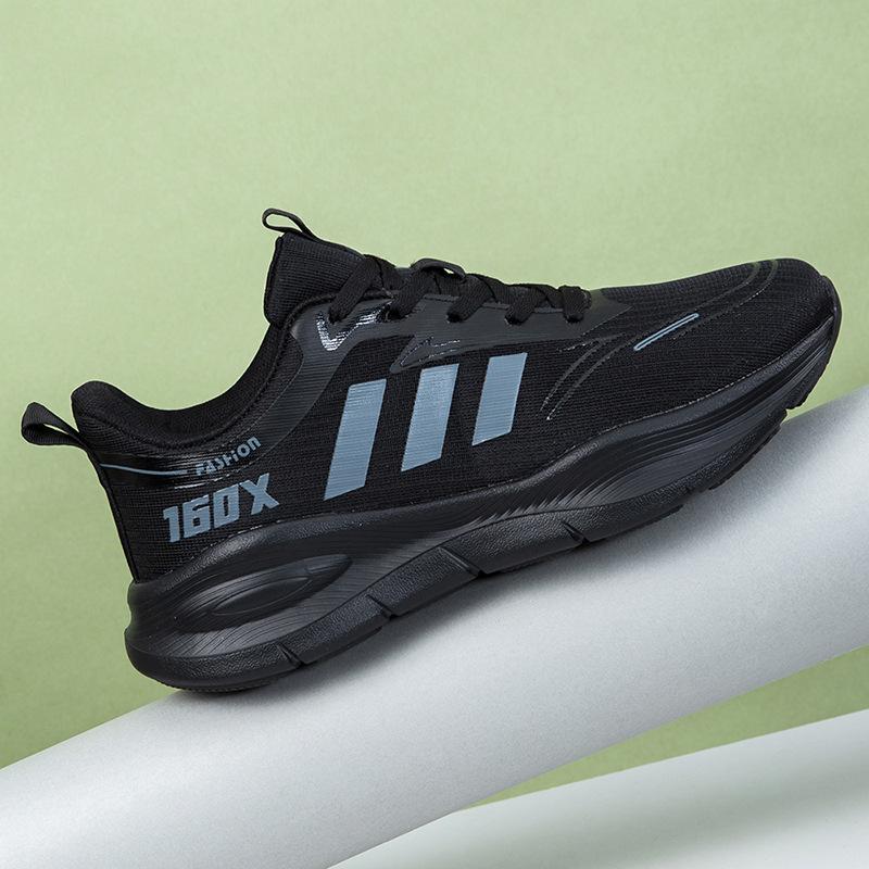 Large Size Men's Shoes Spring and Autumn Trendy Breathable Couple's Sports Shoes Casual Versatile Light and Comfortable Mesh Student Shoes