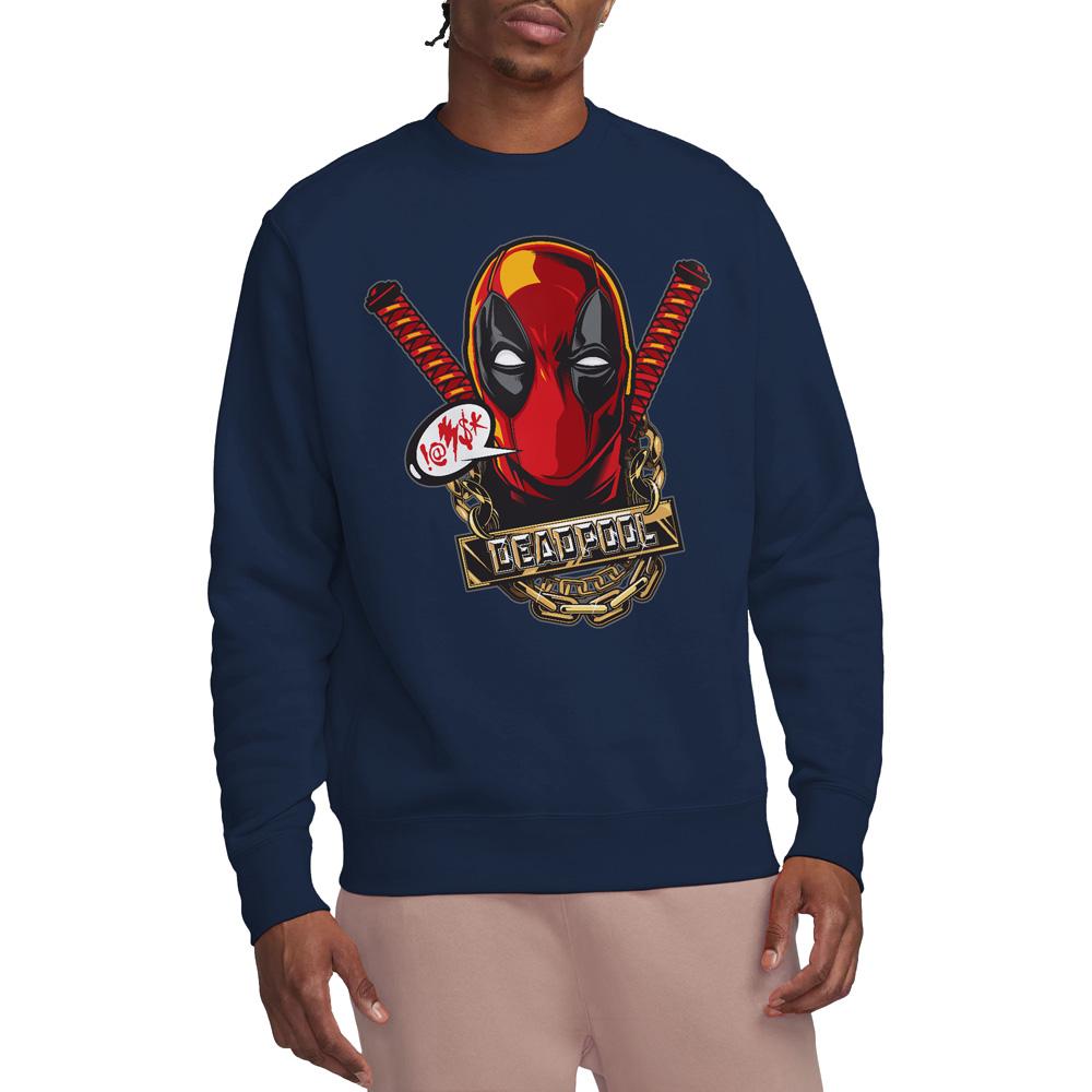 Deadpool Unisex Adult Gangster Sweatshirt