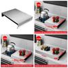 Stainless Steel Stove Top Cover Anti-rust Kitchen Storage Rack  Induction Cooker Support