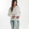WEDNESDAY DELIGHT Wd_Soft Drape V-Neck Top_White