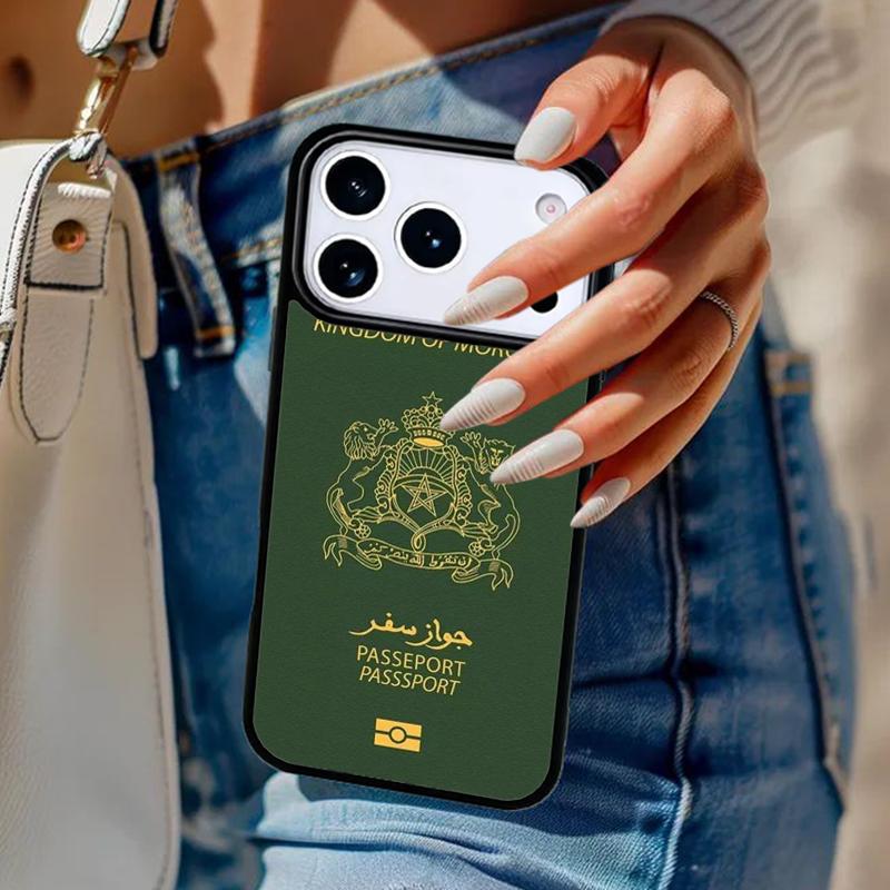 Maroc Morocco Flag Phone Case For iPhone 17 Air 14 15 13 12 Max Cover For Apple 16e 11 Pro Max Plus Coque