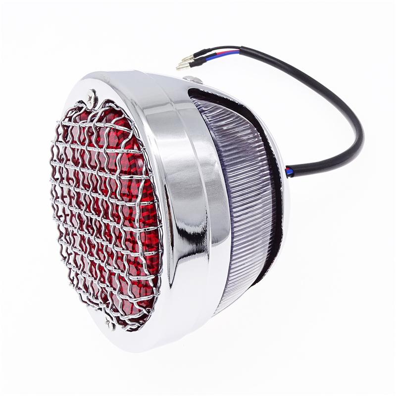 

Универсальный задний тормоз мотоцикла красный + белый светодиодный задний стоп-сигнал номерного знака декоративная лампа для Kawasaki Suzuki Honda для Harley серебряный