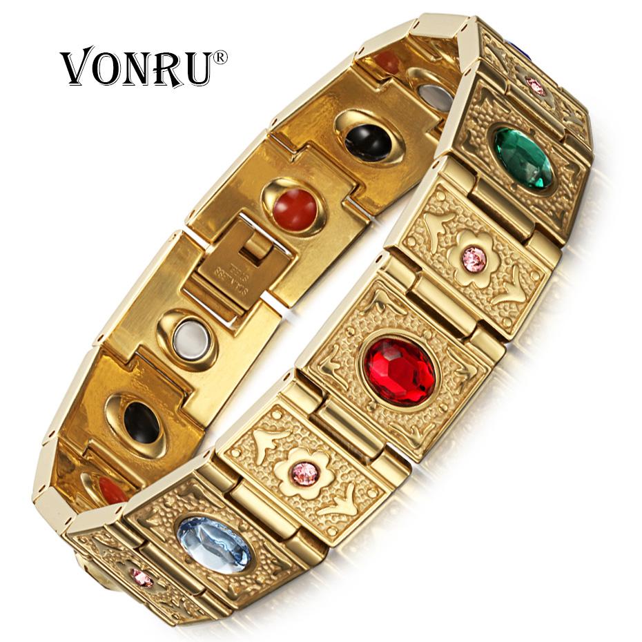 

Мужской браслет в стиле хип-хоп, властный браслет в стиле панк, магнитный браслет-цепочка, вечерние ювелирные изделия для подростков, подарок