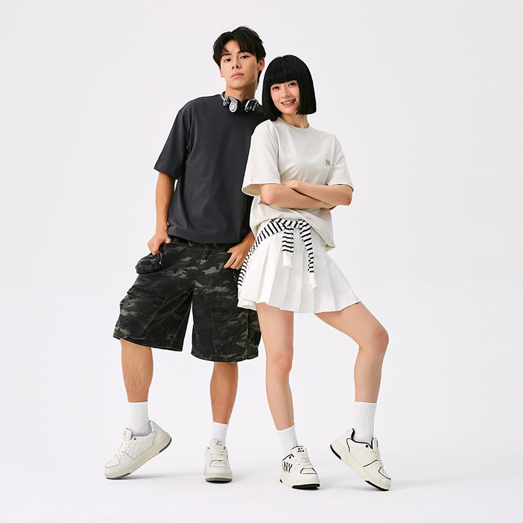 New MLB New York Yankees Basic Collection SS25 T Shirt Unisex Sand 3ATSB6153-50SAP