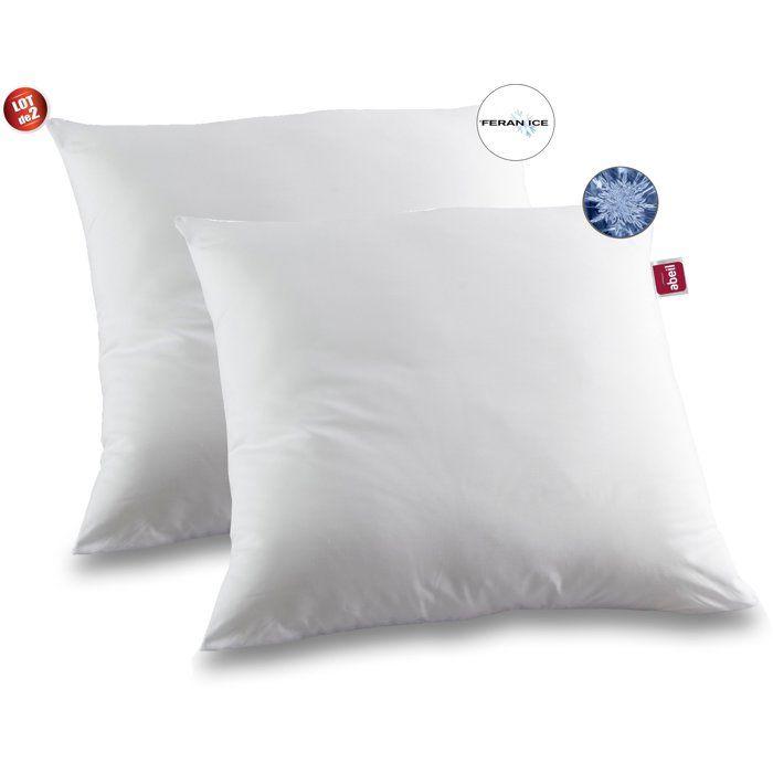 ABEIL Set of 2 Soft Pillows ICEBERG 60x60cm