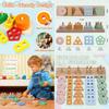 Wooden Geometric Shape Sorting Stacking Early Education Toy For Toddlers Color Recognition And Cognitive Development