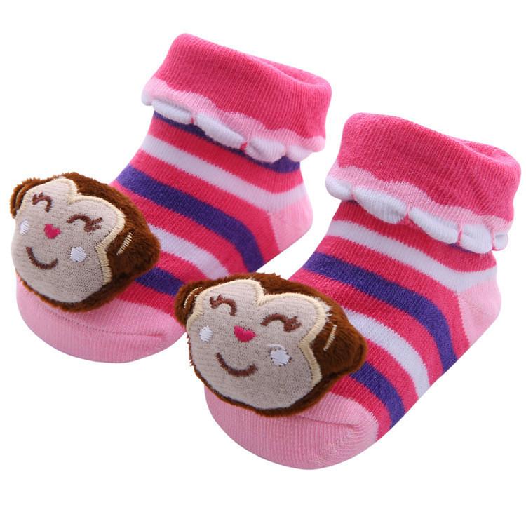 3D Baby Soccer Socks Anti-Slip Cotton Infant Socks Cute Football Pattern Soft Newborn Toddler Socks for Baby