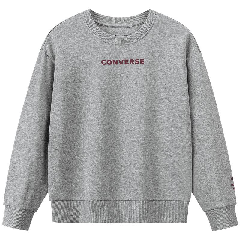 Converse Kids' Retro Print Cotton Terry Sweatshirt