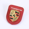 Emblemas de Carro Clipe Porta-Óculos de Sol Couro Magnético Clipe de Para-sol para Carro Para 911 Pajun Cayenne Cayman Panamera Macan