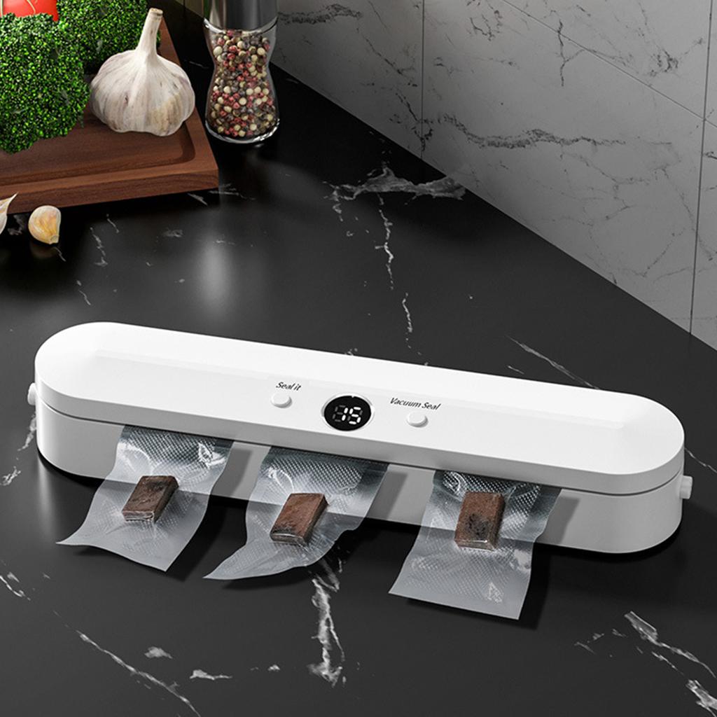 Mini-Vakuumiergerät für die Lebensmittelaufbewahrung, Kompaktes Haushalts-Lebensmittelversiegelungsgerät für frische Konservierung